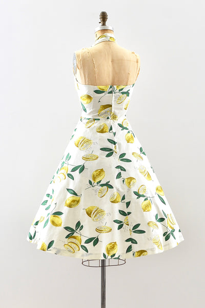 Lemon Print Dress