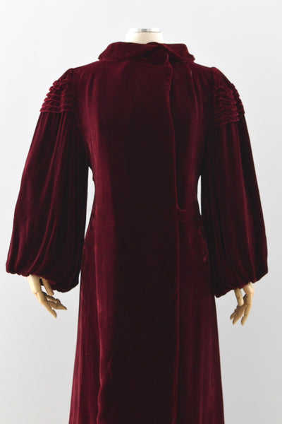 1930s Garnet Coat