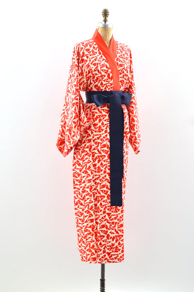 Tsuru Silk Kimono