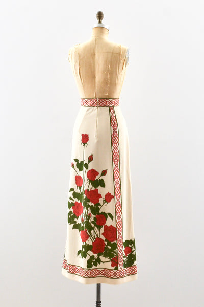 Rose Print Skirt