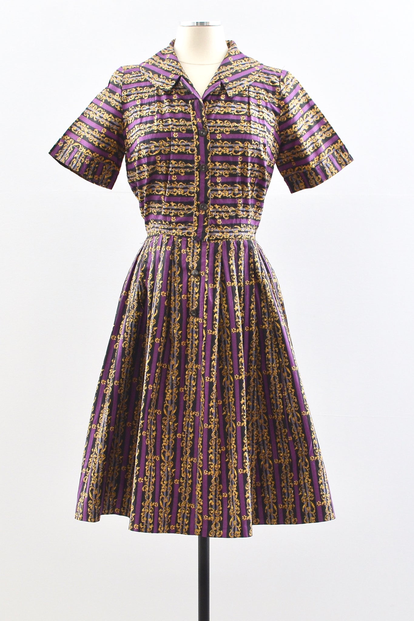 Button Front Dress / M