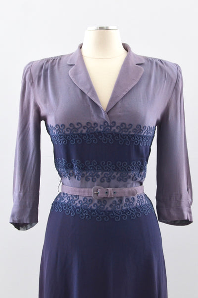40s Colorblock  Dress