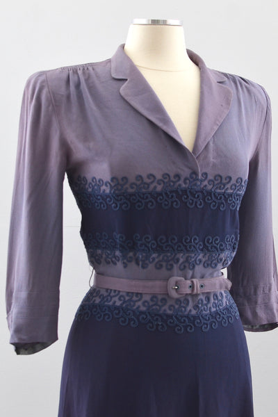 40s Colorblock  Dress