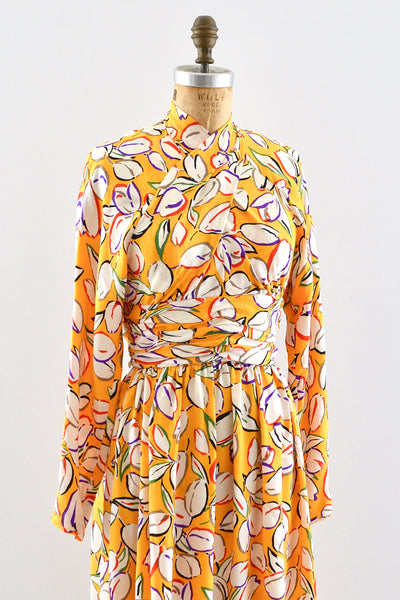 Adele Simpson Silk Dress / S