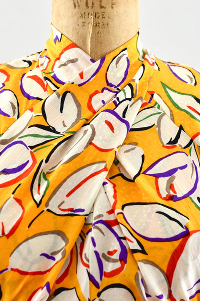 Adele Simpson Silk Dress / S