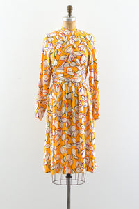 Adele Simpson Silk Dress / S