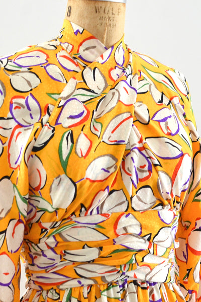 Adele Simpson Silk Dress / S