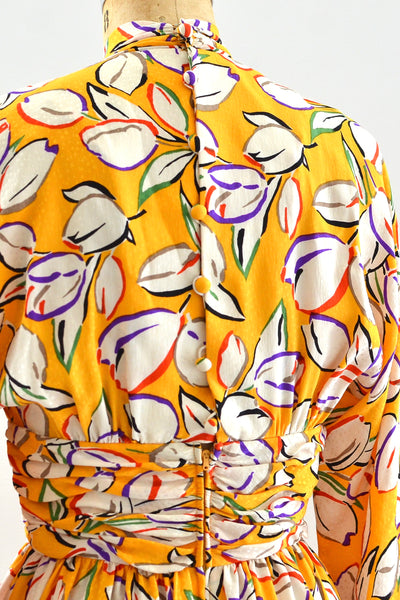 Adele Simpson Silk Dress / S