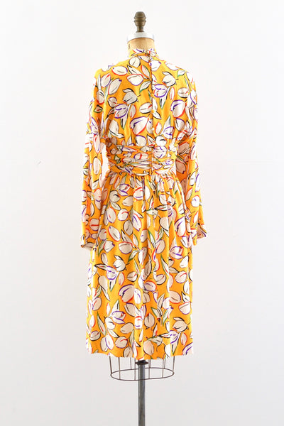 Adele Simpson Silk Dress / S
