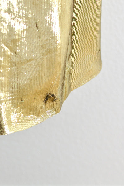 Gold Lame Dress - Pickled Vintage