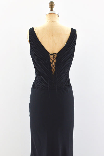 Lace Up Dress / M