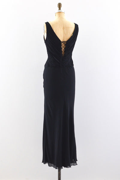 Lace Up Dress / M