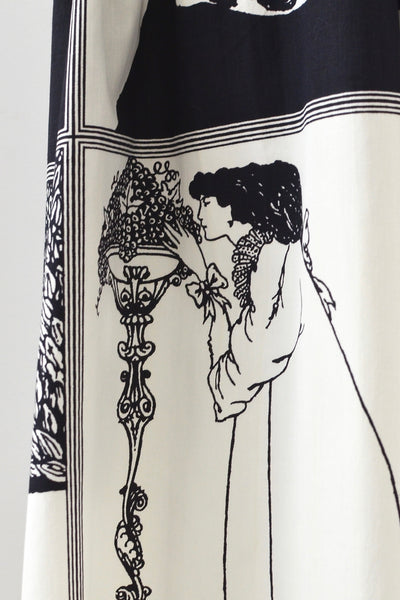 Beardsley Print Dress