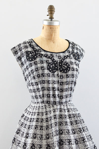 1950s Grid Dress