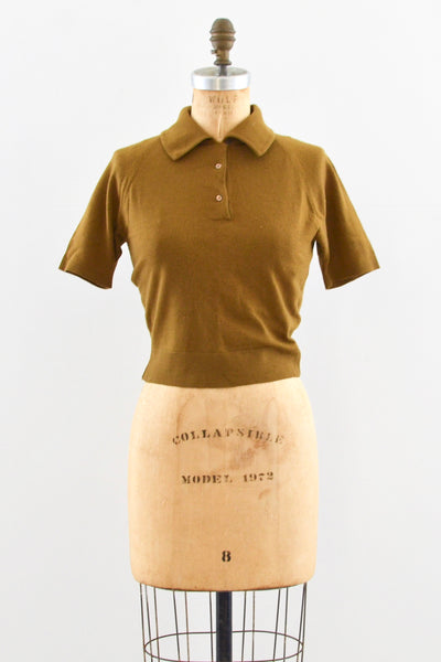 50s Olive Sweater