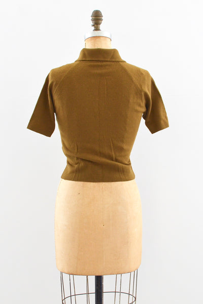 50s Olive Sweater