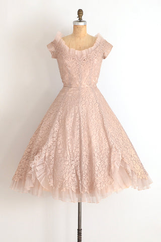 Peggy Hunt Lace Dress - Pickled Vintage