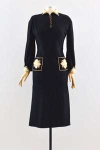 30s Embroidered Dress