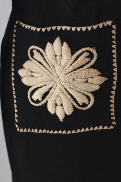30s Embroidered Dress