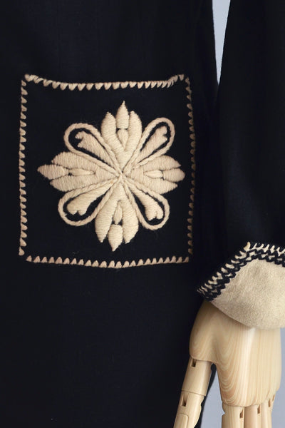 30s Embroidered Dress
