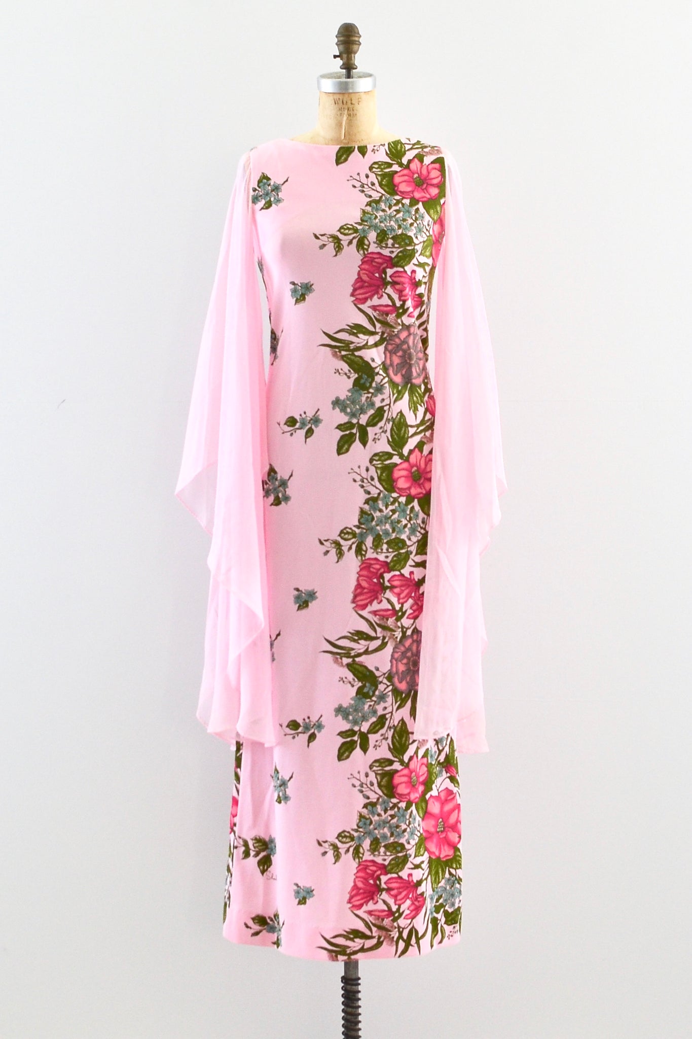Alfred Shaheen Floral Dress