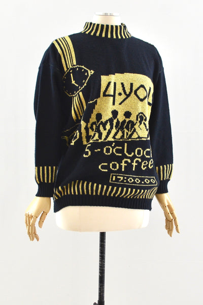 Coffee O'clock Pullover