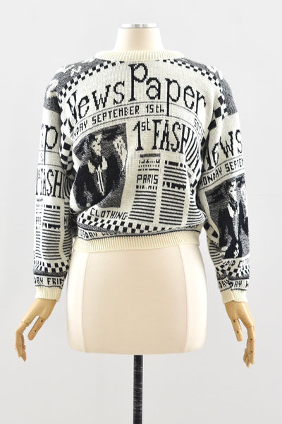 Newspaper Sweater