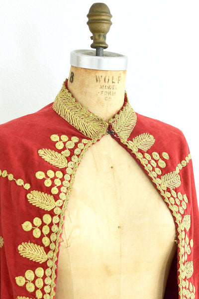 1940s Velvet Cape - Pickled Vintage