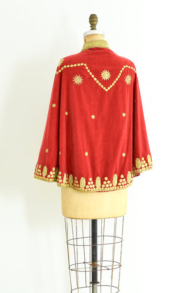 1940s Velvet Cape - Pickled Vintage