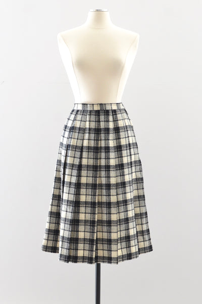 Plaid Skirt / M