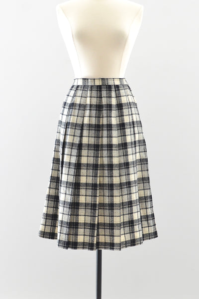 Plaid Skirt / M