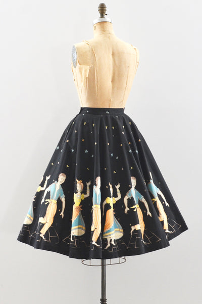 Reserved... 50s Novelty Panel Skirt