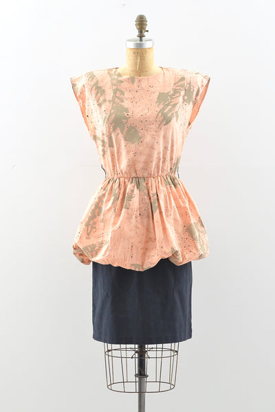 80s Peplum Dress