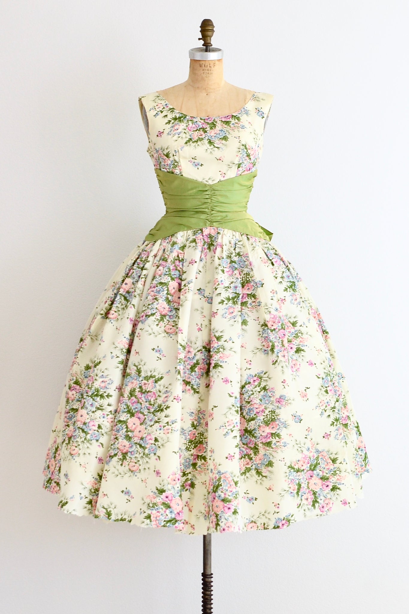 Floral Betty Draper Dress - Pickled Vintage