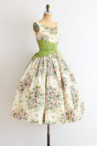 Floral Betty Draper Dress - Pickled Vintage