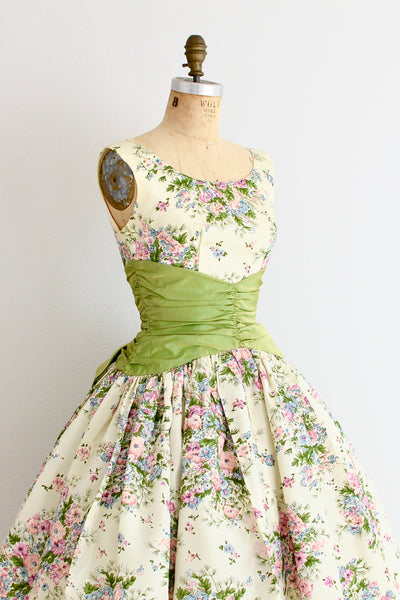 Floral Betty Draper Dress - Pickled Vintage