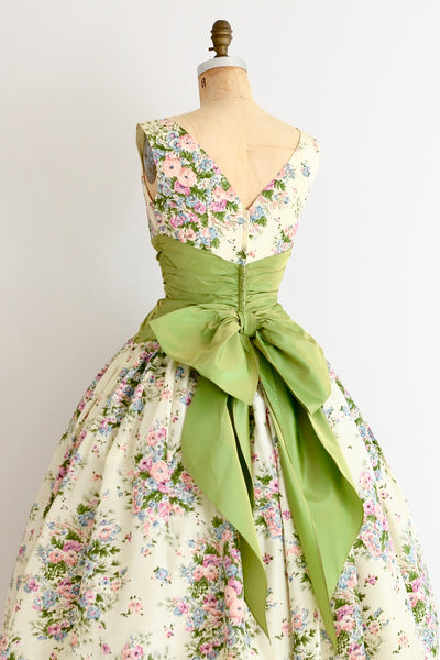 Floral Betty Draper Dress - Pickled Vintage