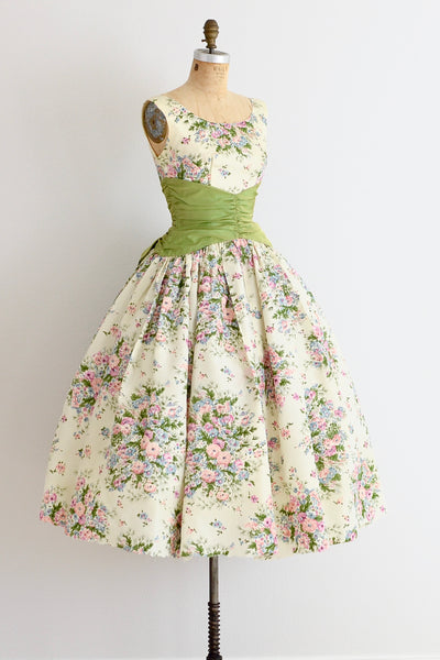 Floral Betty Draper Dress - Pickled Vintage