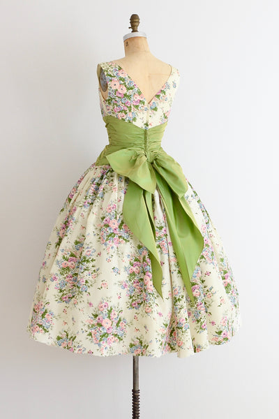 Floral Betty Draper Dress - Pickled Vintage