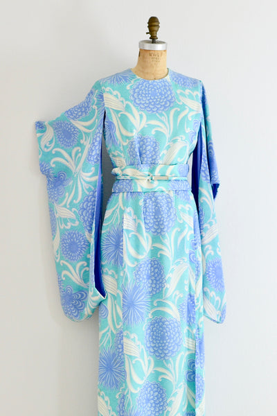 Tina Lesser Furisode Dress - Pickled Vintage