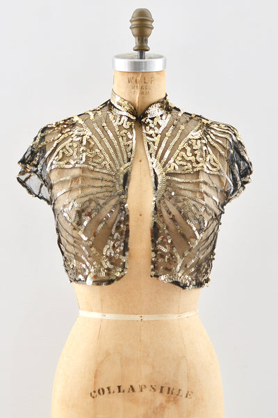1930s Sparkle Bolero