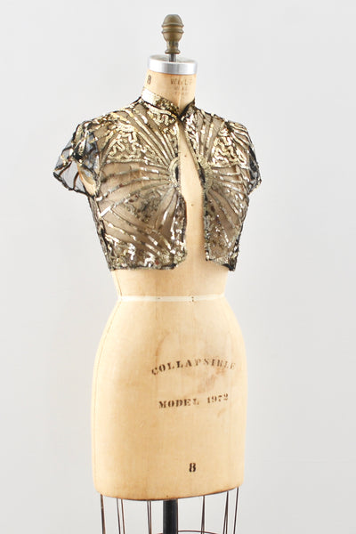 1930s Sparkle Bolero
