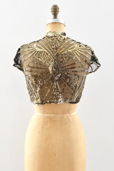 1930s Sparkle Bolero