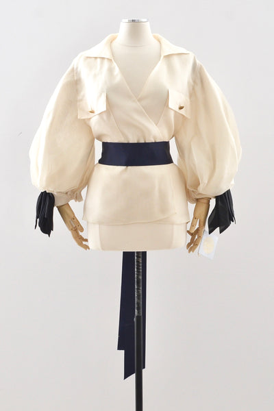 Christian Dior Balloon Sleeve Top