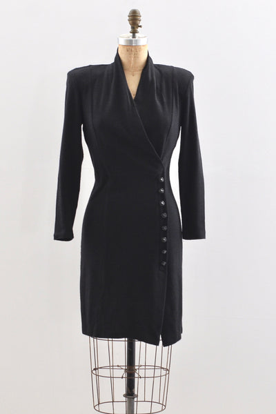 Black Knit Dress / XS