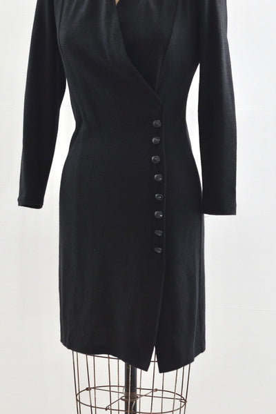 Black Knit Dress / XS