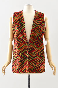 60s Tapestry Vest / S