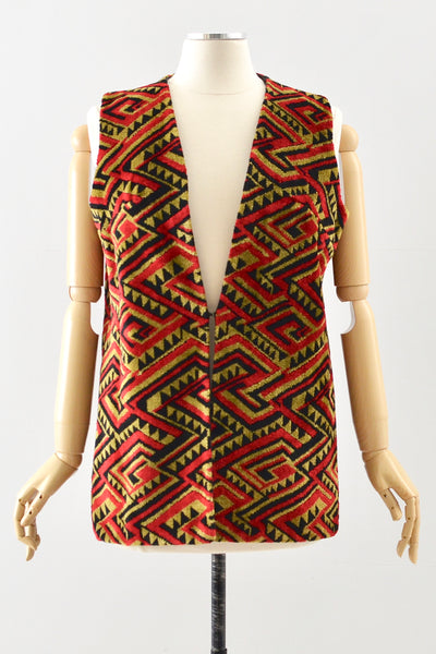 60s Tapestry Vest / S