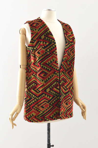 60s Tapestry Vest / S