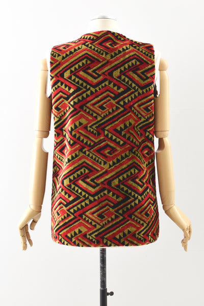 60s Tapestry Vest / S